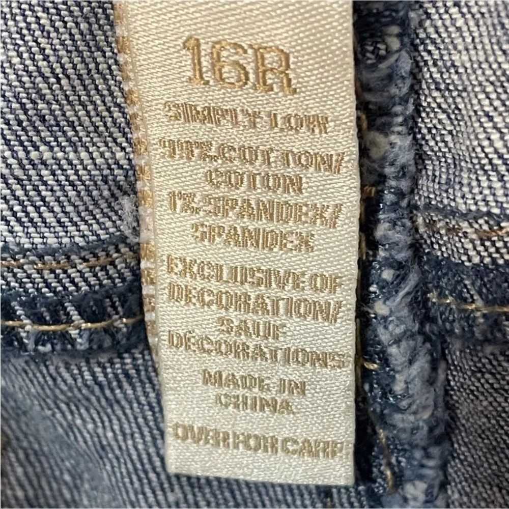 Justice Bootcut Distressed Jeans